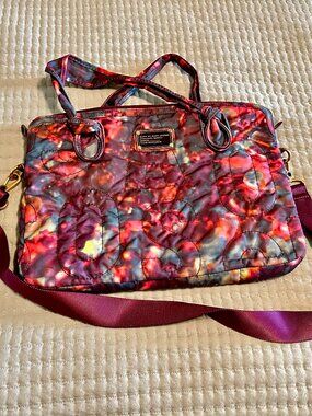 Marc by Marc Jacobs quilted nylon laptop/shoulder bag